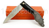 Capucin knife Bear, full tip horn sculpted handle
