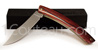 Couteau de poche Le Thiers manche Cocolobo par Pierre Cognet  lame forg�e acier Z70CD15 - platines laiton 