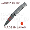 Couteau japonais de poche MCUSTA 0033D - liner lock - lame et manche acier DAMAS VG10 manche en forme de bambou 