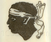The Moors head, emblem of Corsica