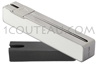 Couteau Forge de Laguiole Furtivo blanc - design ORA ITO - inox brillant et manche acrylique blanc  livr� avec son �tui sp�cifique en cuir noir 