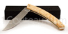 Couteau de poche Le Thiers par Pierre Cognet - manche Erable stabilis�  lame forg�e acier Z70CD15 