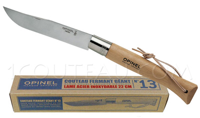 Giant Knife N°13 Stainless Steel and its box